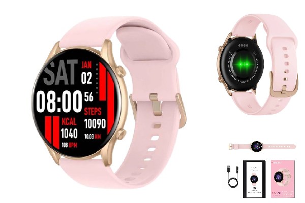 Pametna ura Kieslect Smart Calling Watch Kr - pink